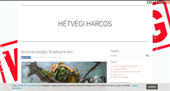 Desktop Screenshot of plagueravagerotanddeath.blog.hu