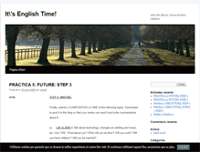 Tablet Screenshot of englishtime.blog.cat