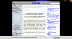 Desktop Screenshot of centralog.blog.hu