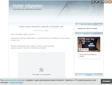 Tablet Screenshot of hotelvegtelen.blog.hu