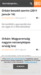 Mobile Screenshot of kormanykronika.blog.hu