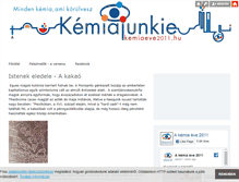 Tablet Screenshot of kemiajunkie.blog.hu