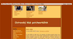 Desktop Screenshot of patchwork-ostrava.blog.cz