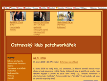 Tablet Screenshot of patchwork-ostrava.blog.cz