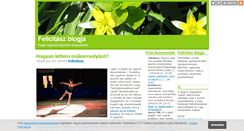 Desktop Screenshot of felicitasz.blog.hu