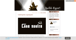 Desktop Screenshot of helloeger.blog.hu