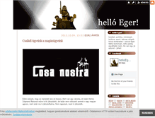 Tablet Screenshot of helloeger.blog.hu