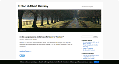 Desktop Screenshot of castany.blog.cat