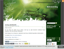 Tablet Screenshot of motivacio.blog.hu