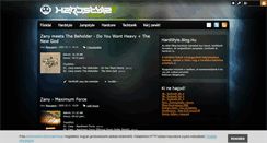 Desktop Screenshot of hardstyle.blog.hu