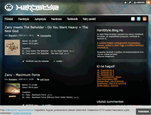 Tablet Screenshot of hardstyle.blog.hu