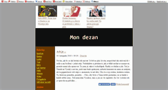 Desktop Screenshot of mon-dezan.blog.cz