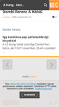 Mobile Screenshot of hang-osszefoglaloja.blog.hu