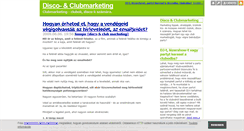 Desktop Screenshot of clubmarketing.blog.hu