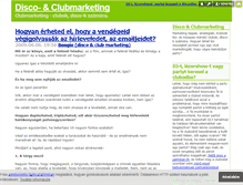 Tablet Screenshot of clubmarketing.blog.hu