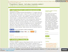 Tablet Screenshot of koplalasnelkulfogytam.blog.hu