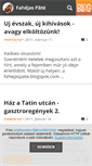 Mobile Screenshot of fahejaspate.blog.hu
