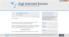 Desktop Screenshot of joginet.blog.hu