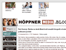 Tablet Screenshot of hoppner.blog.cz