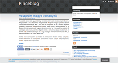 Desktop Screenshot of pinceblog.blog.hu