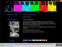 Tablet Screenshot of magas.blog.hu