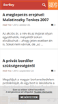 Mobile Screenshot of borboy.blog.hu