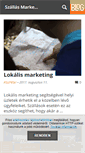 Mobile Screenshot of hotel-marketing.blog.hu