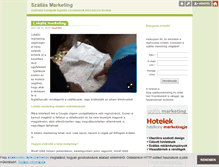 Tablet Screenshot of hotel-marketing.blog.hu