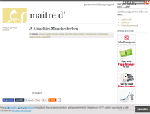 Tablet Screenshot of maitre.blog.hu
