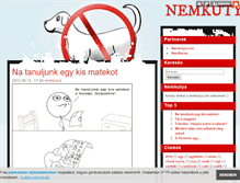 Tablet Screenshot of nemkutya.blog.hu