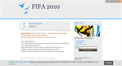 Desktop Screenshot of fifa2010.blog.hu