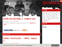 Tablet Screenshot of bemrockpart.blog.hu