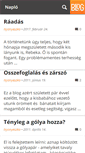 Mobile Screenshot of nyonyeszkak.blog.hu