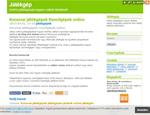 Tablet Screenshot of jatekgep.blog.hu