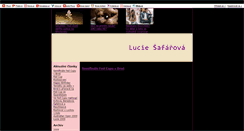 Desktop Screenshot of luciesafarova.blog.cz