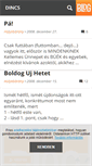 Mobile Screenshot of dincs.blog.hu