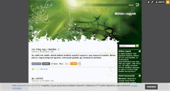 Desktop Screenshot of maltanvagyok.blog.hu