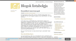 Desktop Screenshot of mayuska.blog.hu