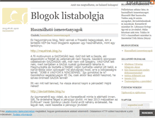Tablet Screenshot of mayuska.blog.hu