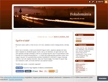 Tablet Screenshot of fekalomania.blog.hu
