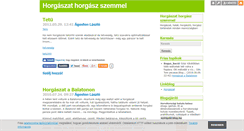 Desktop Screenshot of horgasz-to.blog.hu