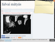 Tablet Screenshot of falvaimatyas.blog.hu