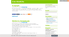 Desktop Screenshot of 2-osviccek.blog.hu