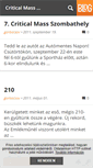 Mobile Screenshot of cmszombathely.blog.hu