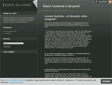 Tablet Screenshot of kispalesaborz.blog.hu