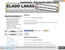 Tablet Screenshot of ingatlanyista.blog.hu