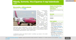 Desktop Screenshot of napoli.blog.hu