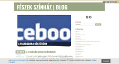 Desktop Screenshot of feszekszinhaz.blog.hu