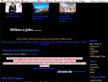 Tablet Screenshot of milanoma.blog.cz