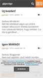 Mobile Screenshot of gigacsiga.blog.hu
